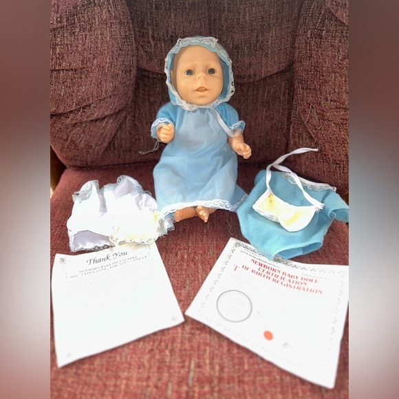 VINTAGE Raffoler Anatomically Correct Realistic Newborn Baby Boy Doll 80s Male - Picture 4 of 16